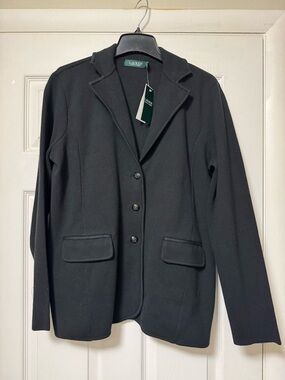 Ralph Lauren Black Women's Tailored Blazer Jacket